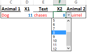 Select Key Words and Characters Between Key Words