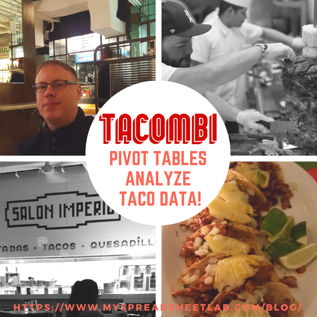 Excel Pivot Tables Analyze Taco Data!