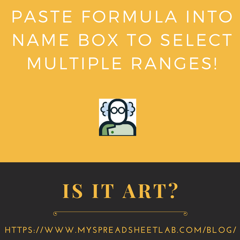 Paste Formula Into Excel’s Name Box