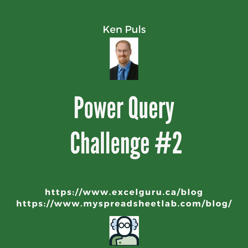 Ken Puls Power Query Challenge #2