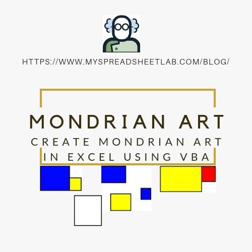 Creating Mondrian Art in Excel