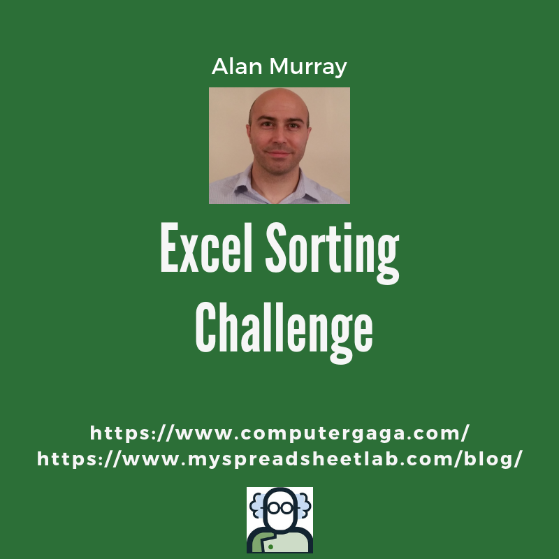 Excel Sorting Challenge