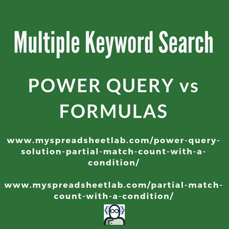 Power Query solution: partial match count with a condition